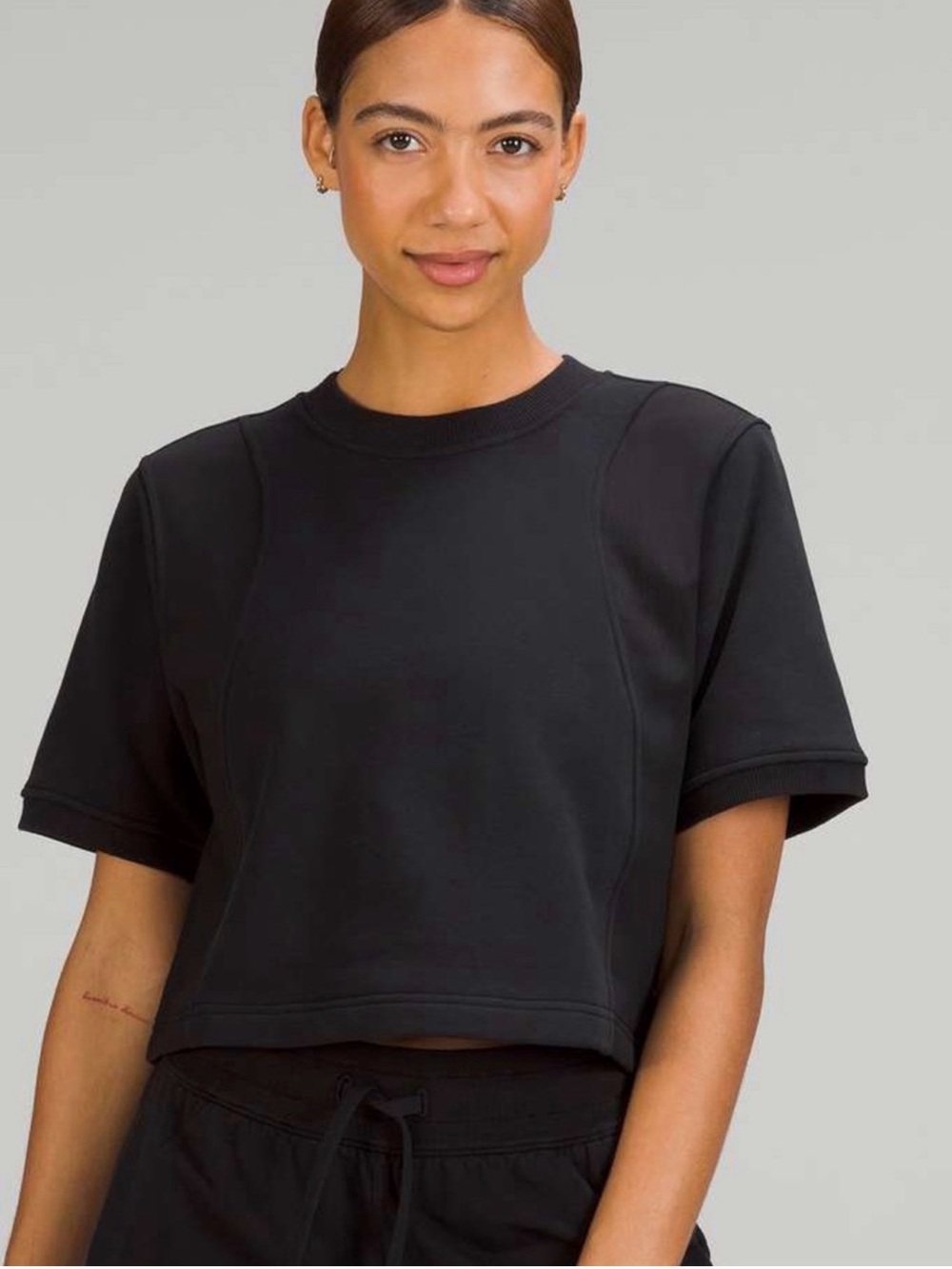 Lululemon Cotton French Terry + Swift T-Shirt
Black